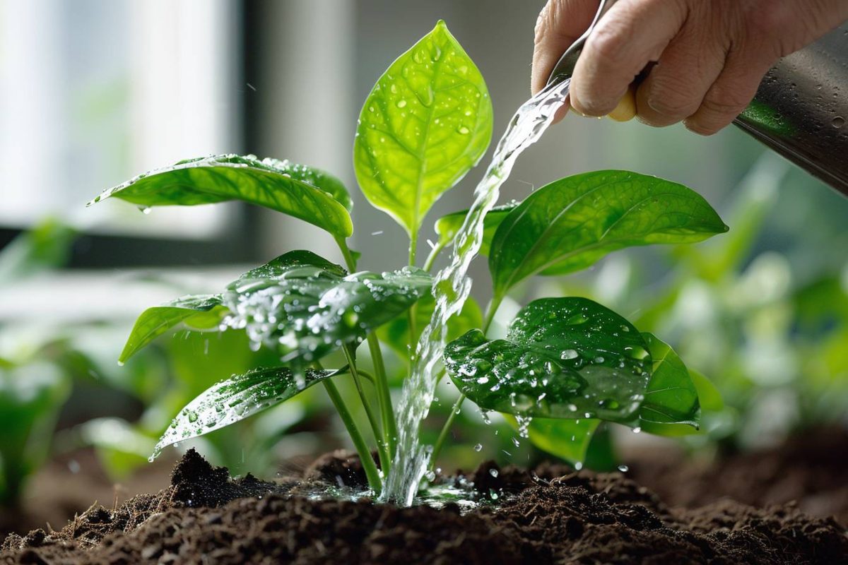 Le bassinage : une stratégie d'hydratation pour des plantes plus saines