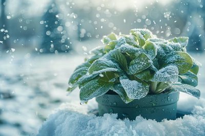 Maintenir l'hydratation de vos plantes sous la neige : quand et comment arroser ?