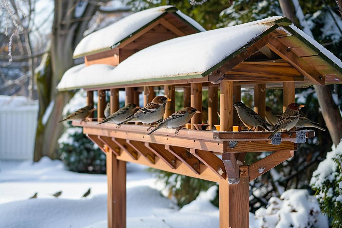 Un outil sportif simple pour offrir chaleur et sécurité aux oiseaux en hiver