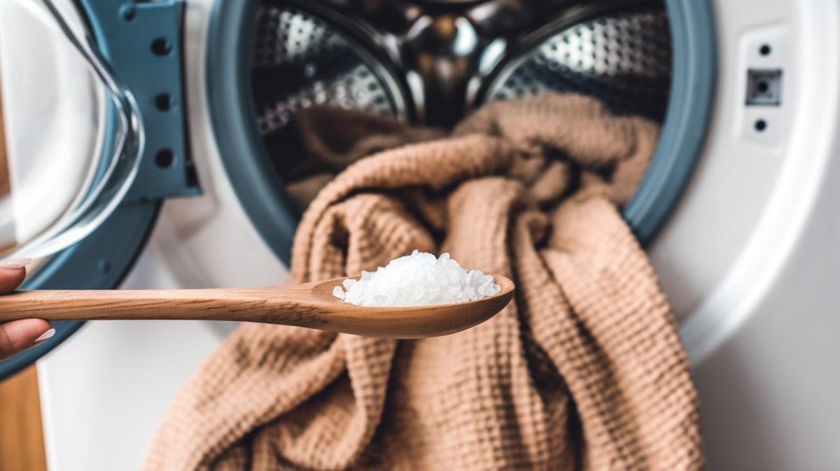 Le gros sel dans le lave-linge : une méthode simple pour améliorer vos lavages