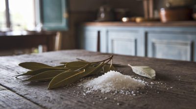 Le laurier et le sel : alliés naturels pour combattre les maladies et renforcer la santé