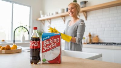 Les avantages surprenants du mélange bicarbonate-cola pour le nettoyage maison